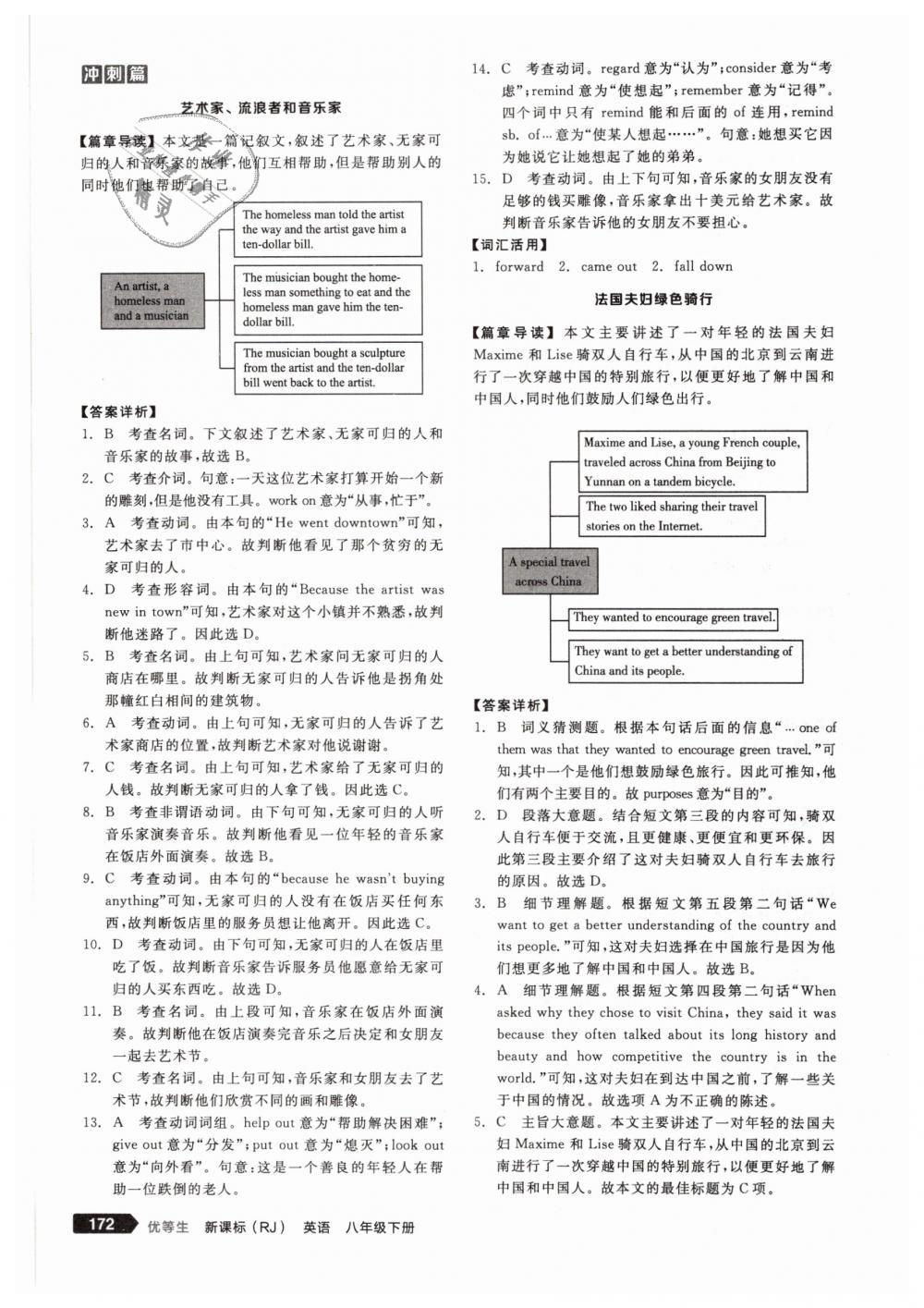 2019年全品優(yōu)等生八年級英語下冊人教版 第42頁