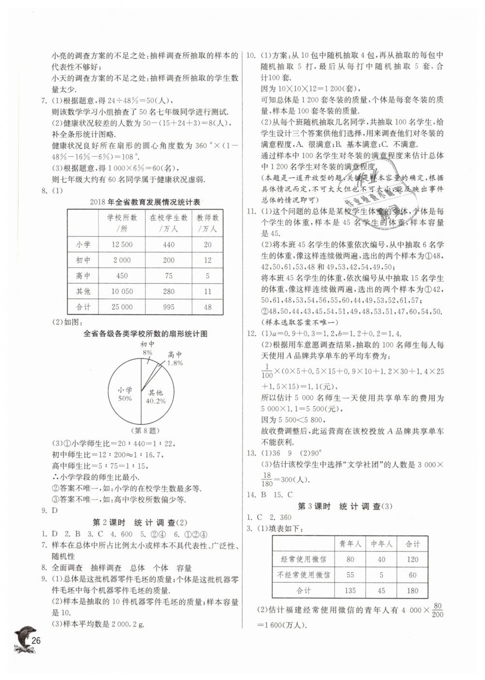 2019年實(shí)驗(yàn)班提優(yōu)訓(xùn)練七年級(jí)數(shù)學(xué)下冊(cè)人教版 第26頁(yè)