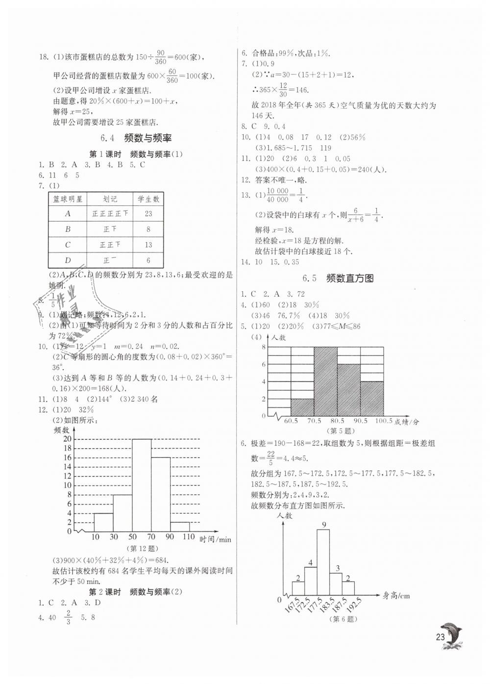 2019年實(shí)驗(yàn)班提優(yōu)訓(xùn)練七年級(jí)數(shù)學(xué)下冊(cè)浙教版 第22頁(yè)