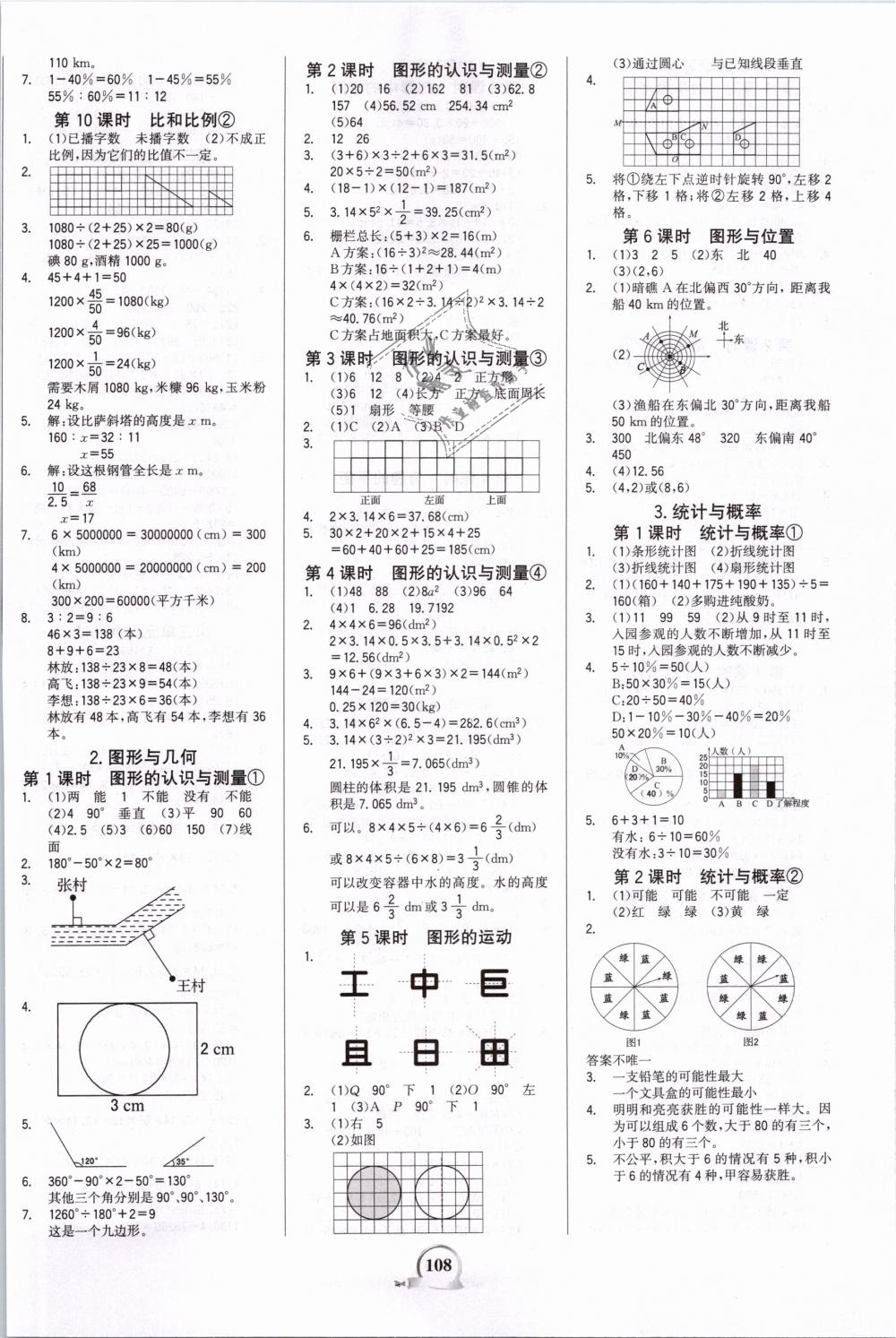 2019年世紀(jì)金榜金榜小博士六年級數(shù)學(xué)下冊人教版 第6頁