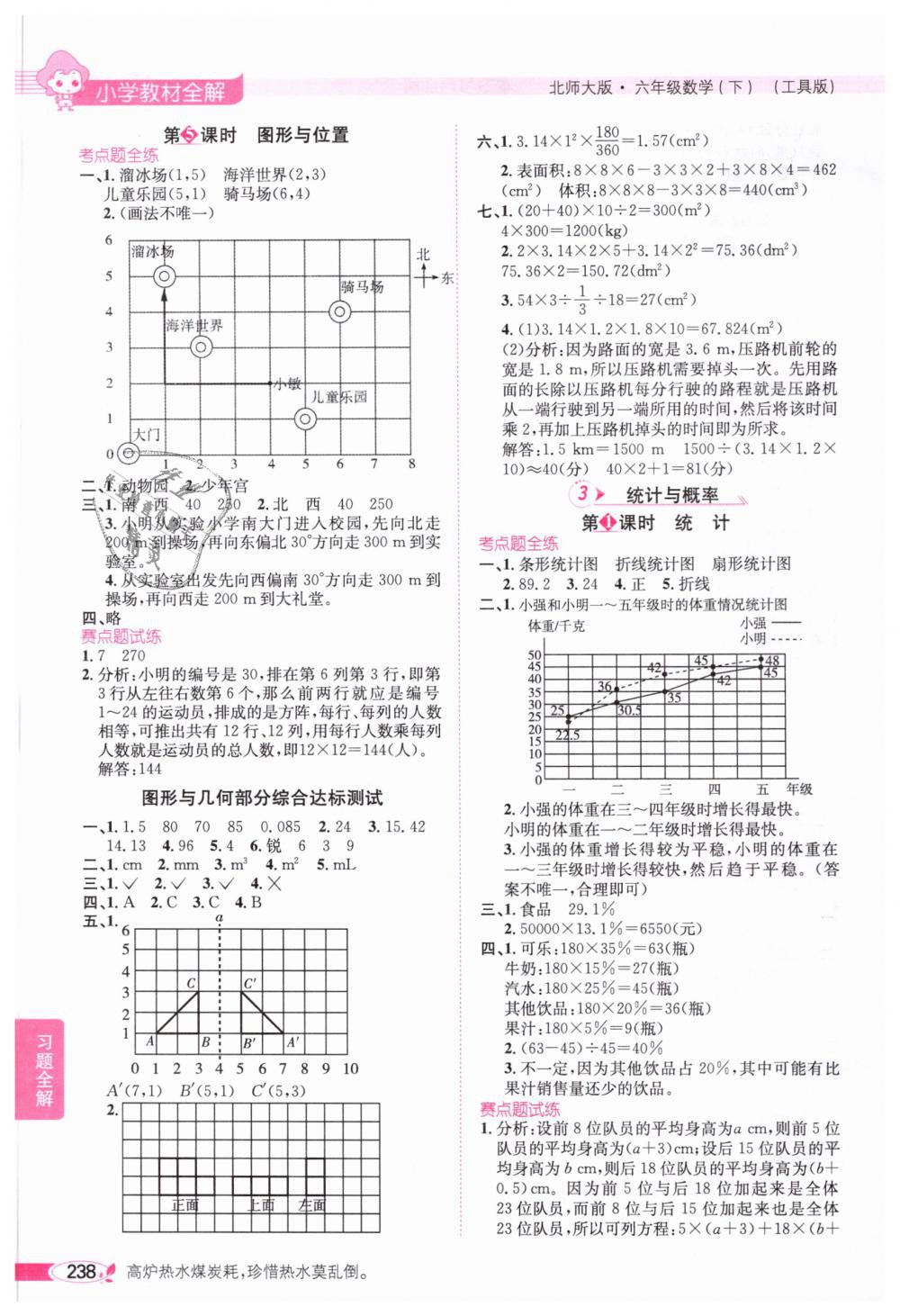 2019年小學(xué)教材全解六年級(jí)數(shù)學(xué)下冊北師大版 第13頁