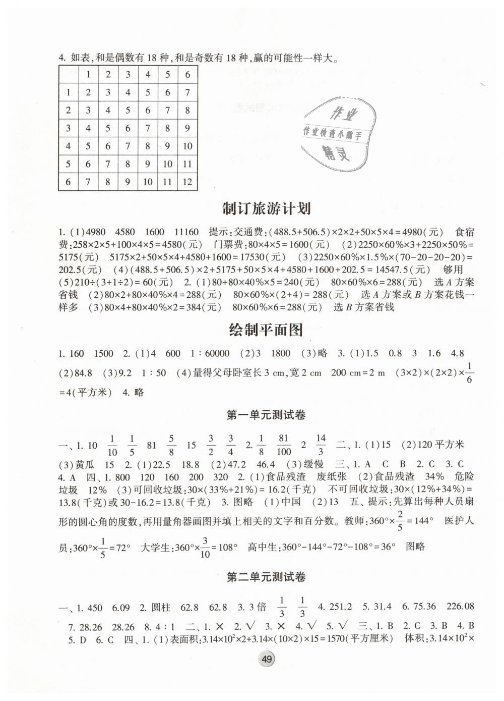 2019年經(jīng)綸學典棒棒堂六年級數(shù)學下冊江蘇版 第13頁