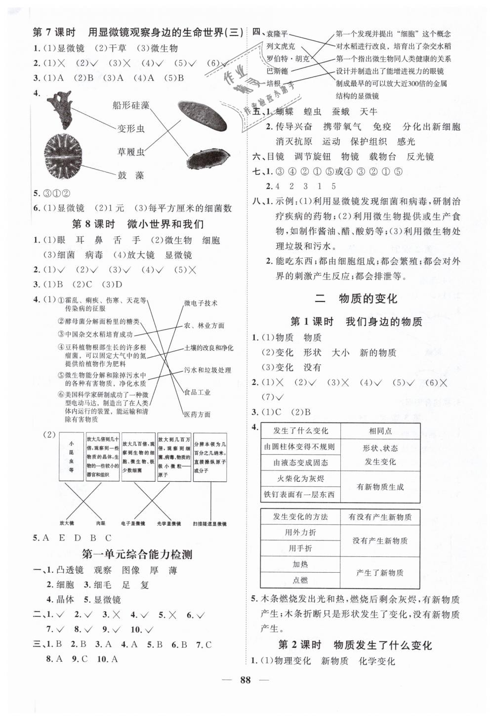 2019年陽光同學(xué)課時優(yōu)化作業(yè)六年級科學(xué)下冊教科版 第2頁