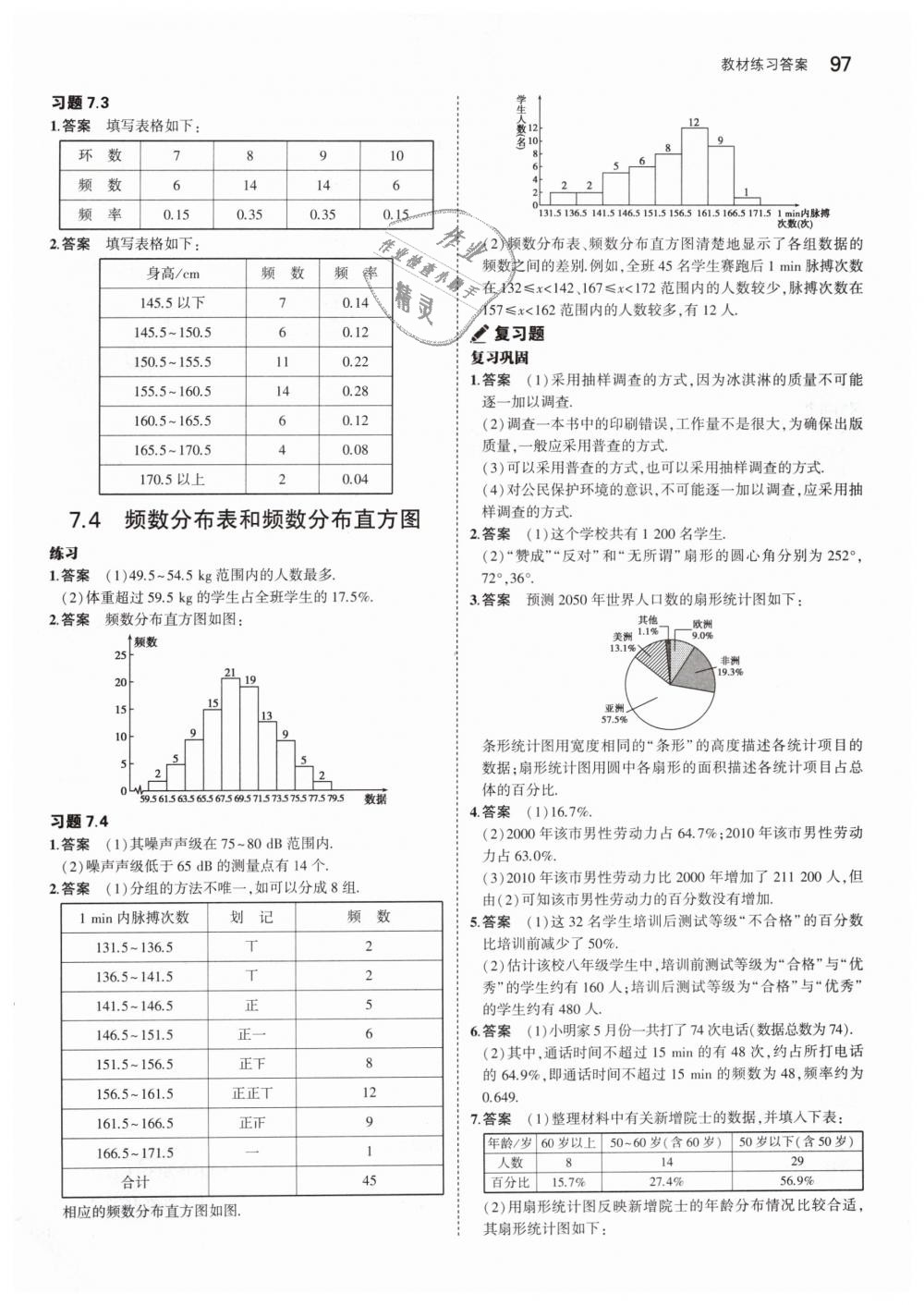 2019年5年中考3年模拟初中数学八年级下册苏科版 第52页