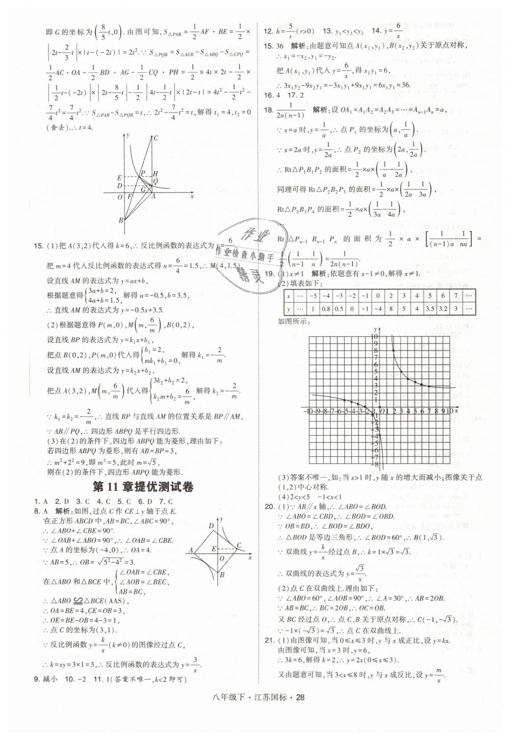 2019年经纶学典学霸八年级数学下册江苏版 第28页