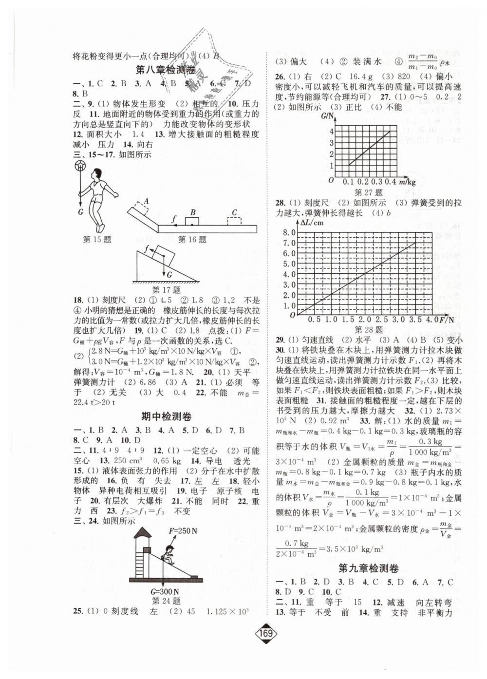 2019年輕松作業(yè)本八年級物理下冊江蘇版 第11頁