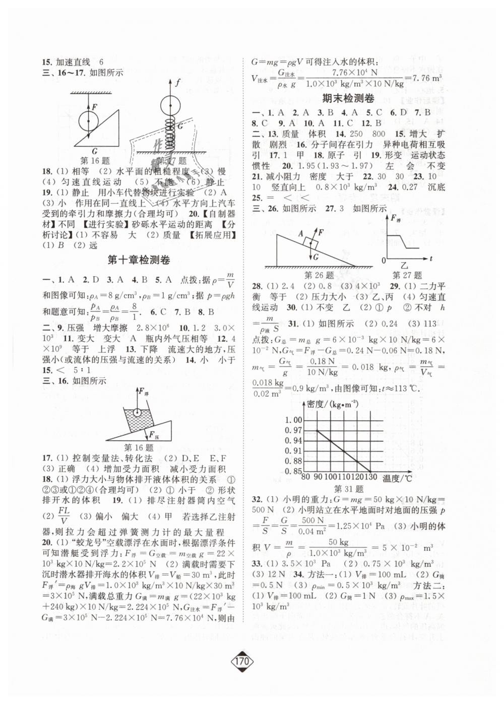 2019年輕松作業(yè)本八年級物理下冊江蘇版 第12頁