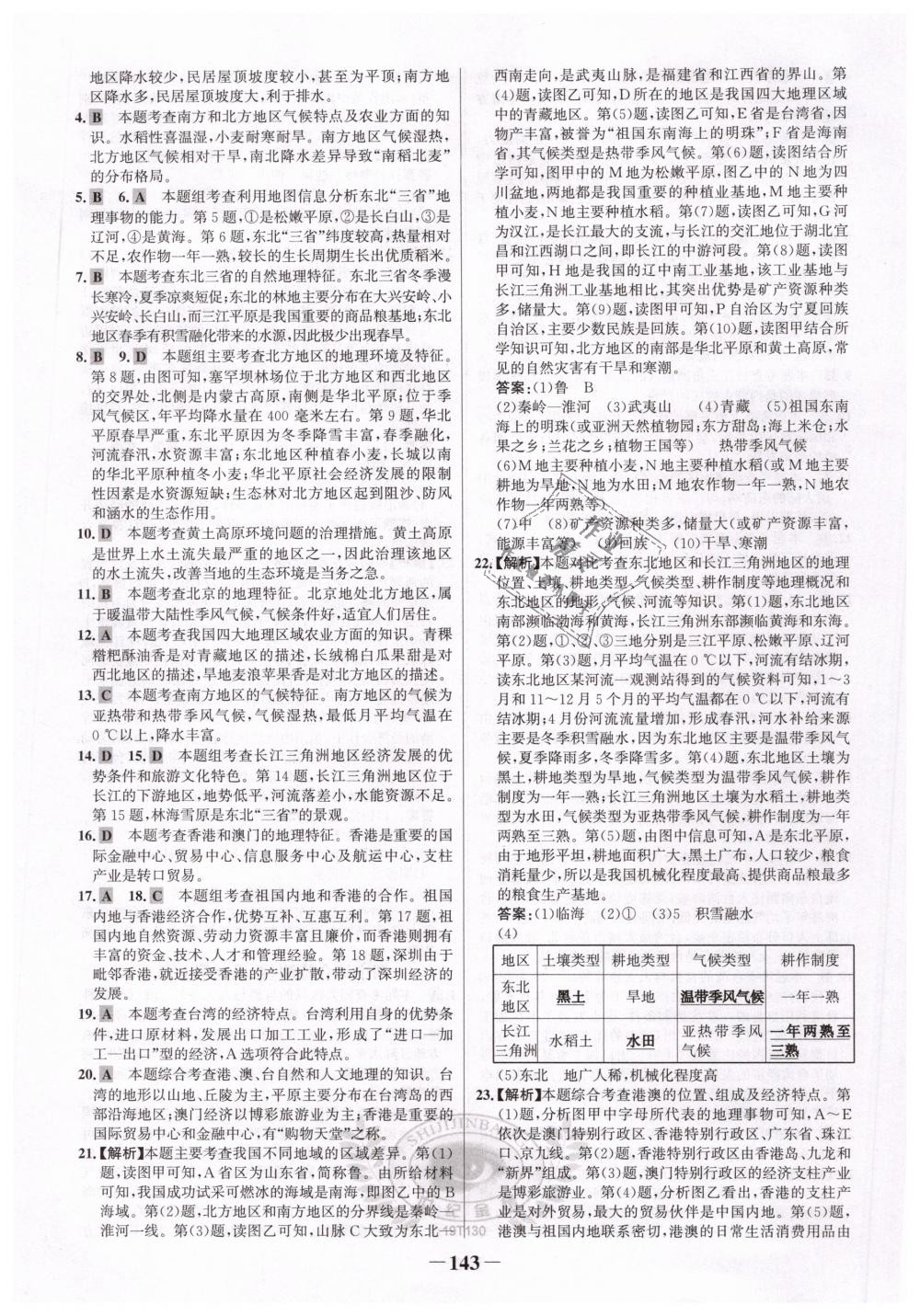 2019年世紀(jì)金榜金榜學(xué)案八年級地理下冊人教版 第19頁