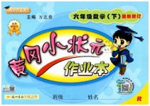 2019年黃岡小狀元作業(yè)本六年級數(shù)學(xué)下冊人教版