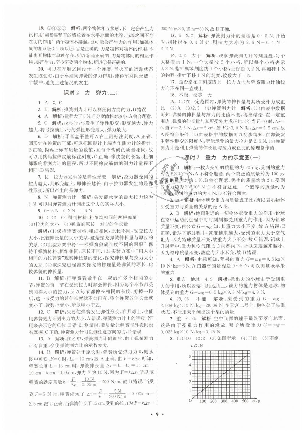 2019年初中物理小題狂做八年級(jí)下冊(cè)蘇科版提優(yōu)版 第9頁(yè)