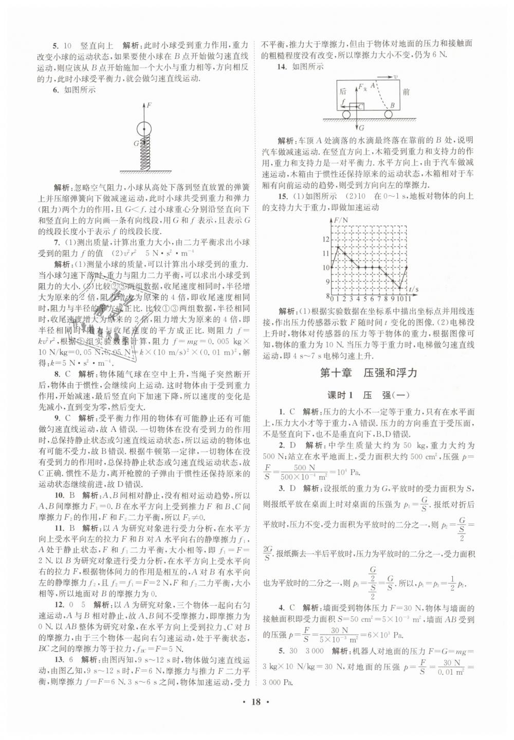 2019年初中物理小題狂做八年級(jí)下冊(cè)蘇科版提優(yōu)版 第18頁(yè)