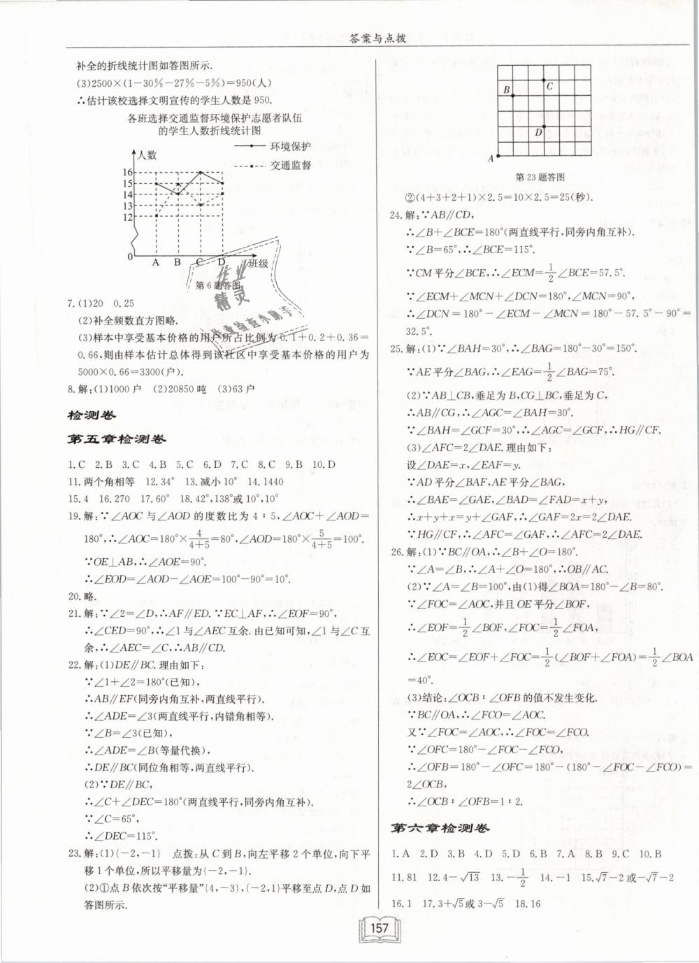 2019年啟東中學(xué)作業(yè)本七年級(jí)數(shù)學(xué)下冊(cè)人教版 第19頁(yè)