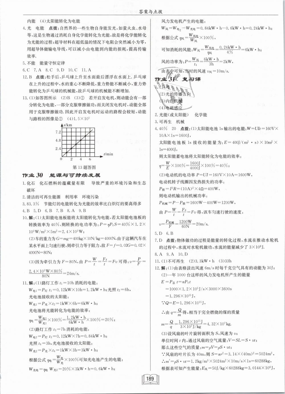 2019年啟東中學(xué)作業(yè)本九年級物理下冊江蘇版 第13頁