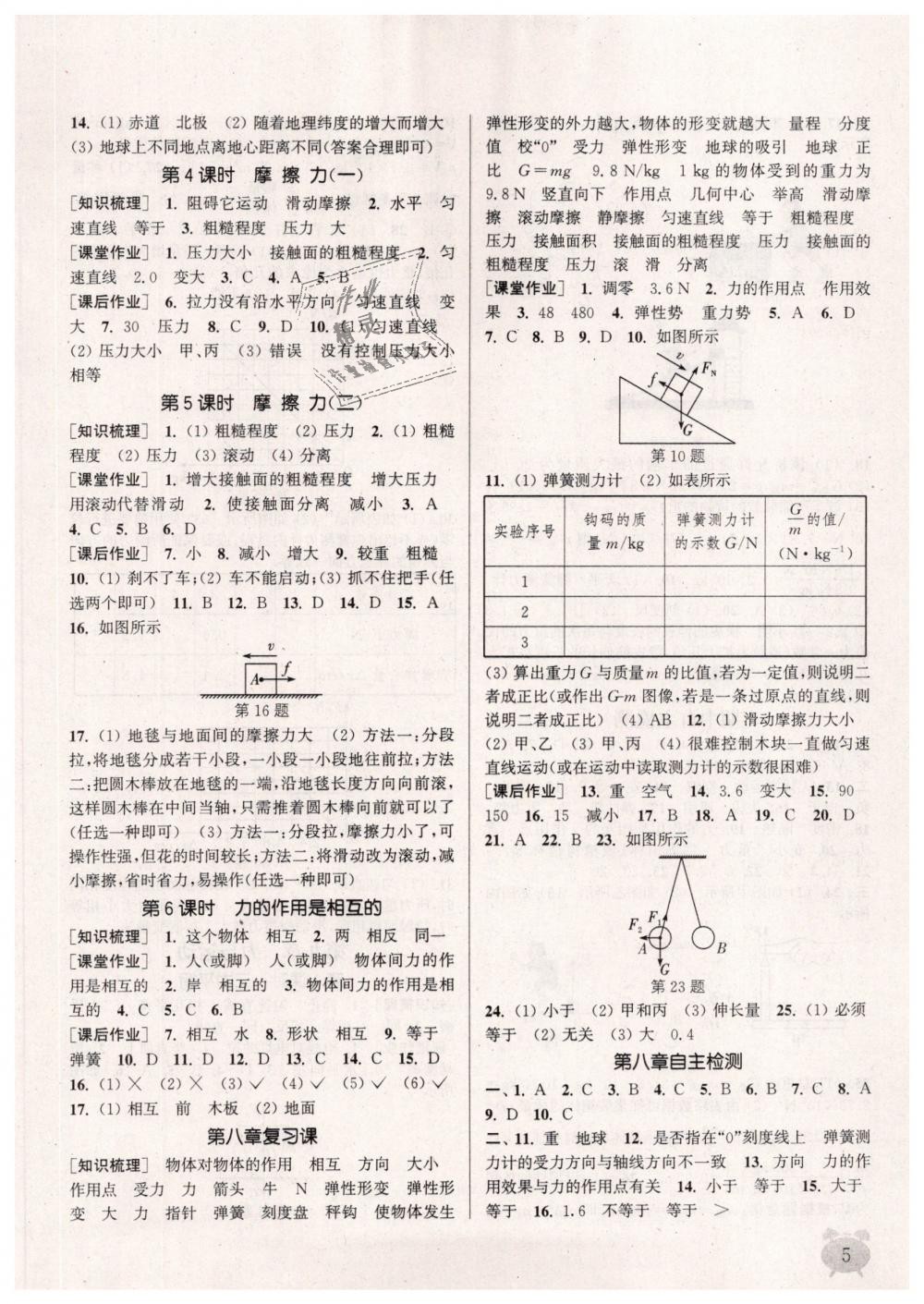 2019年通城學(xué)典課時作業(yè)本八年級物理下冊蘇科版江蘇專用 第5頁