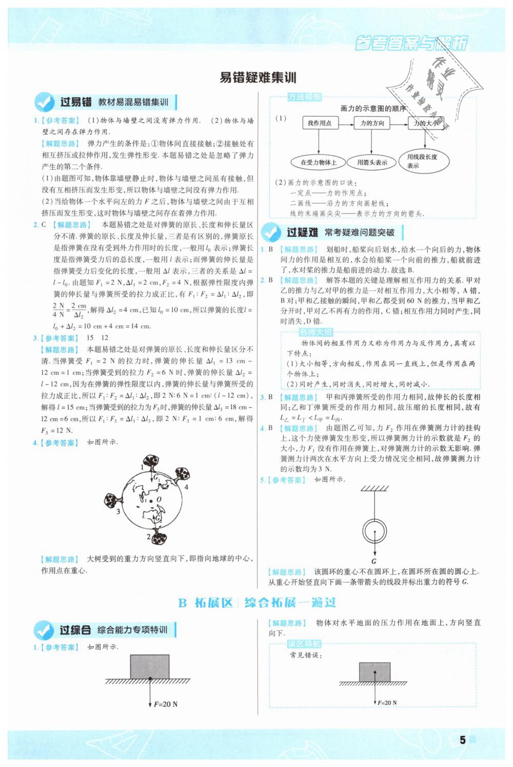 2019年一遍過初中物理八年級下冊人教版 第5頁