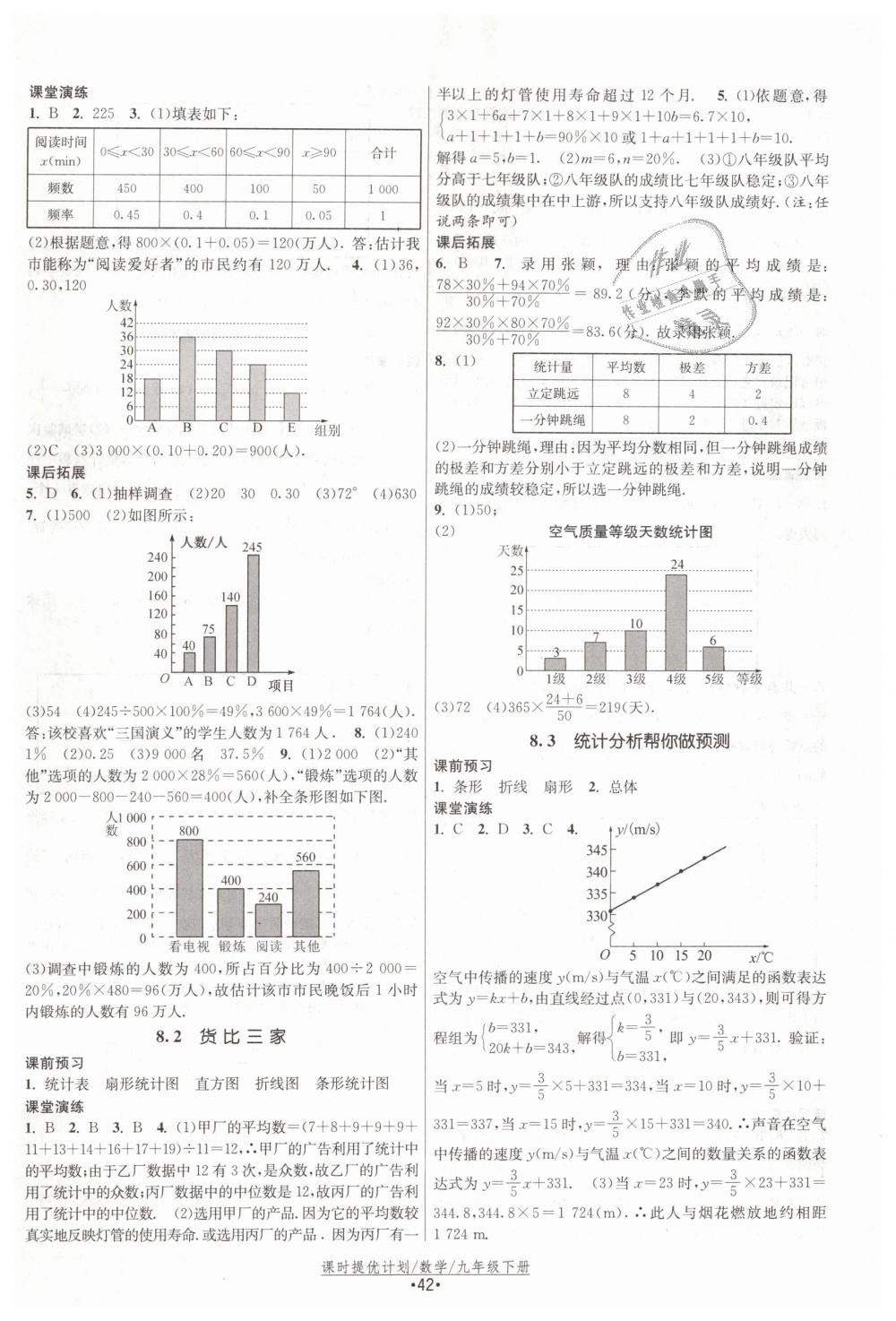 2019年课时提优计划作业本九年级数学下册苏科版 第18页