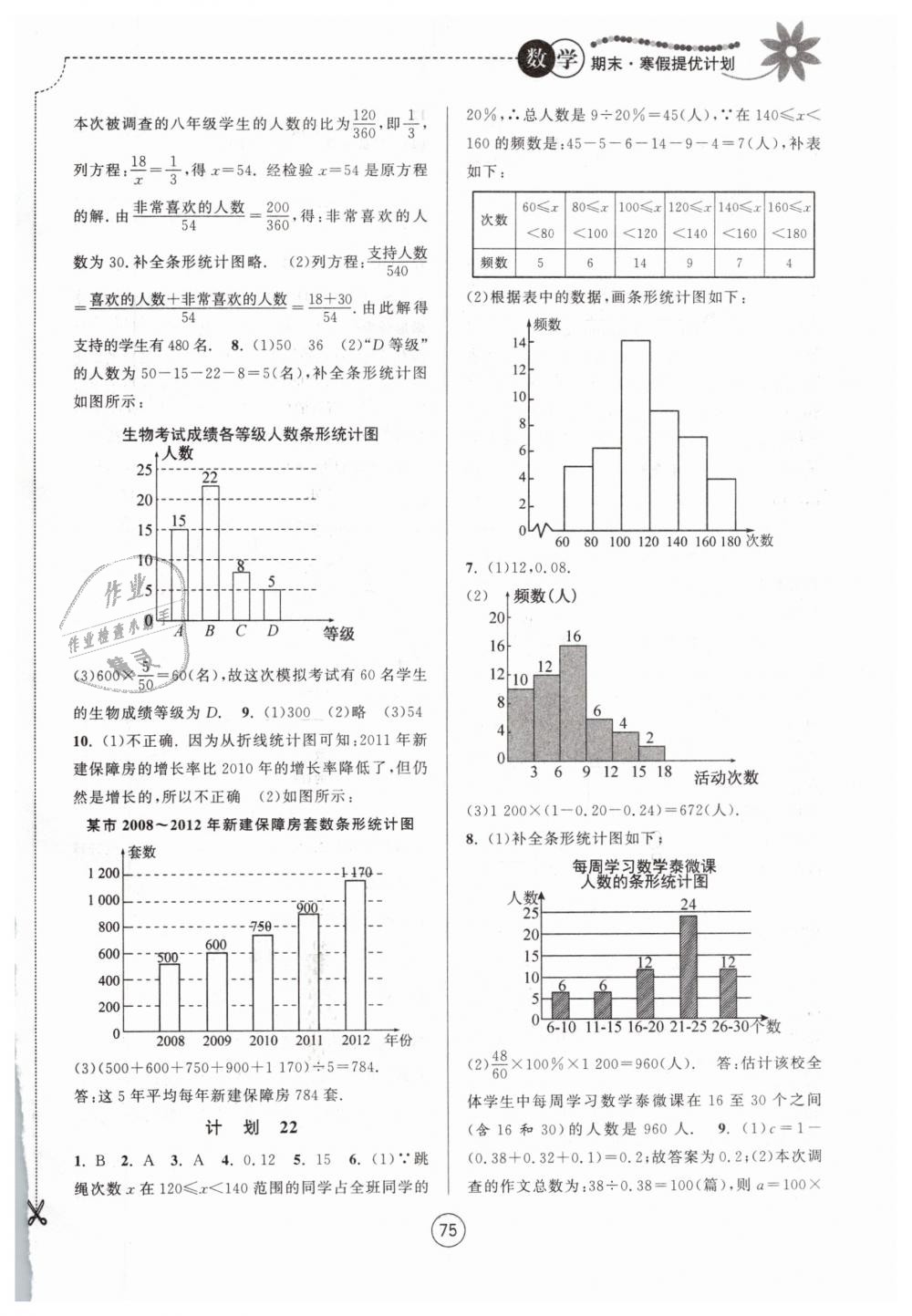 2019年期末寒假提優(yōu)計(jì)劃八年級(jí)數(shù)學(xué)蘇科版 第11頁(yè)