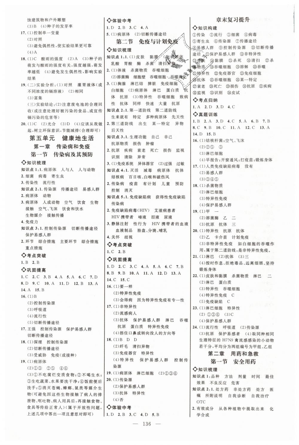 2019年细解巧练七年级生物下册鲁科版 第3页