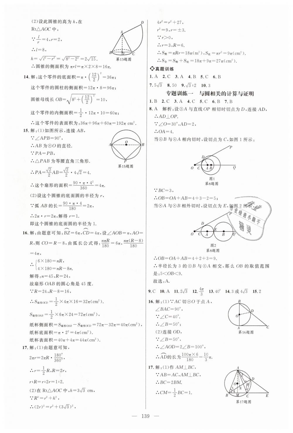 2019年细解巧练九年级数学下册鲁教版 第22页