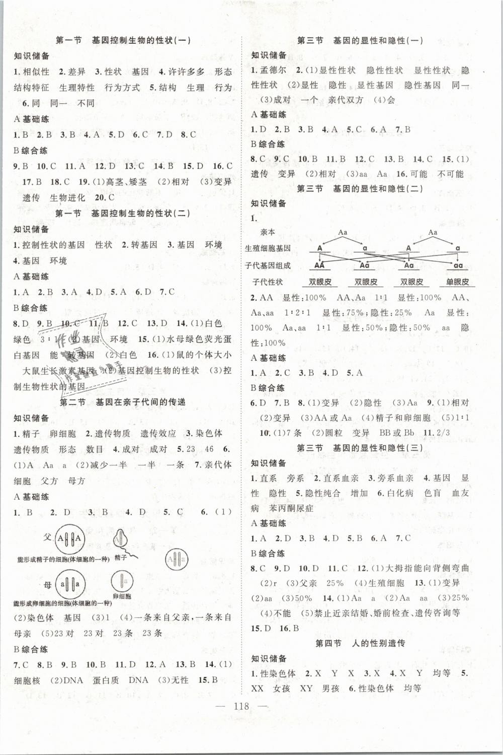 2019年名師學(xué)案八年級(jí)生物下冊(cè)人教版 第2頁(yè)