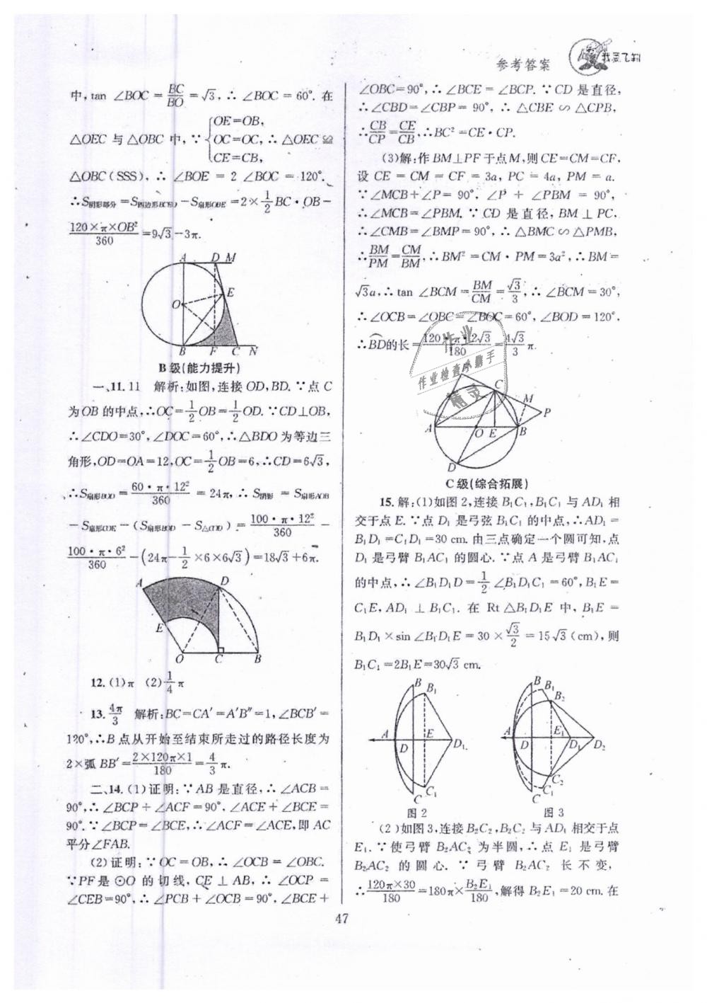 2019年天府前沿九年級數(shù)學(xué)下冊北師大版 第47頁