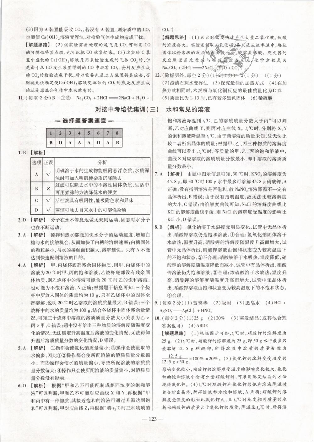 2019年金考卷活頁題選九年級化學(xué)下冊人教版 第21頁