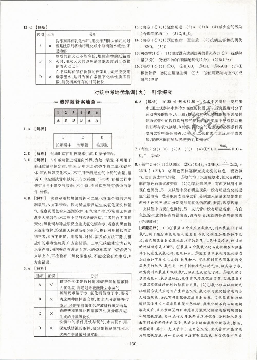 2019年金考卷活頁(yè)題選九年級(jí)化學(xué)下冊(cè)人教版 第28頁(yè)