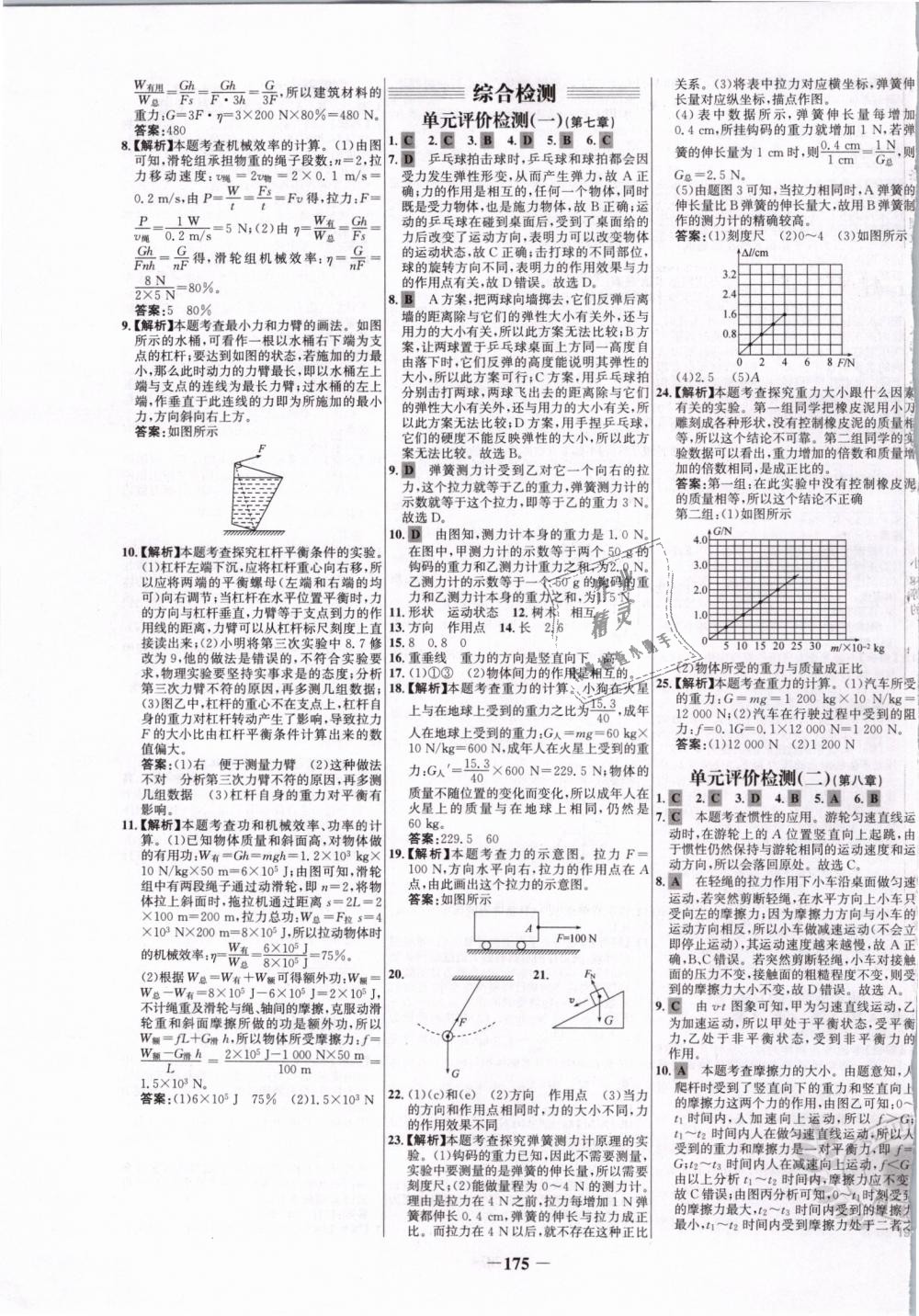 2019年世纪金榜百练百胜八年级物理下册人教版 第23页