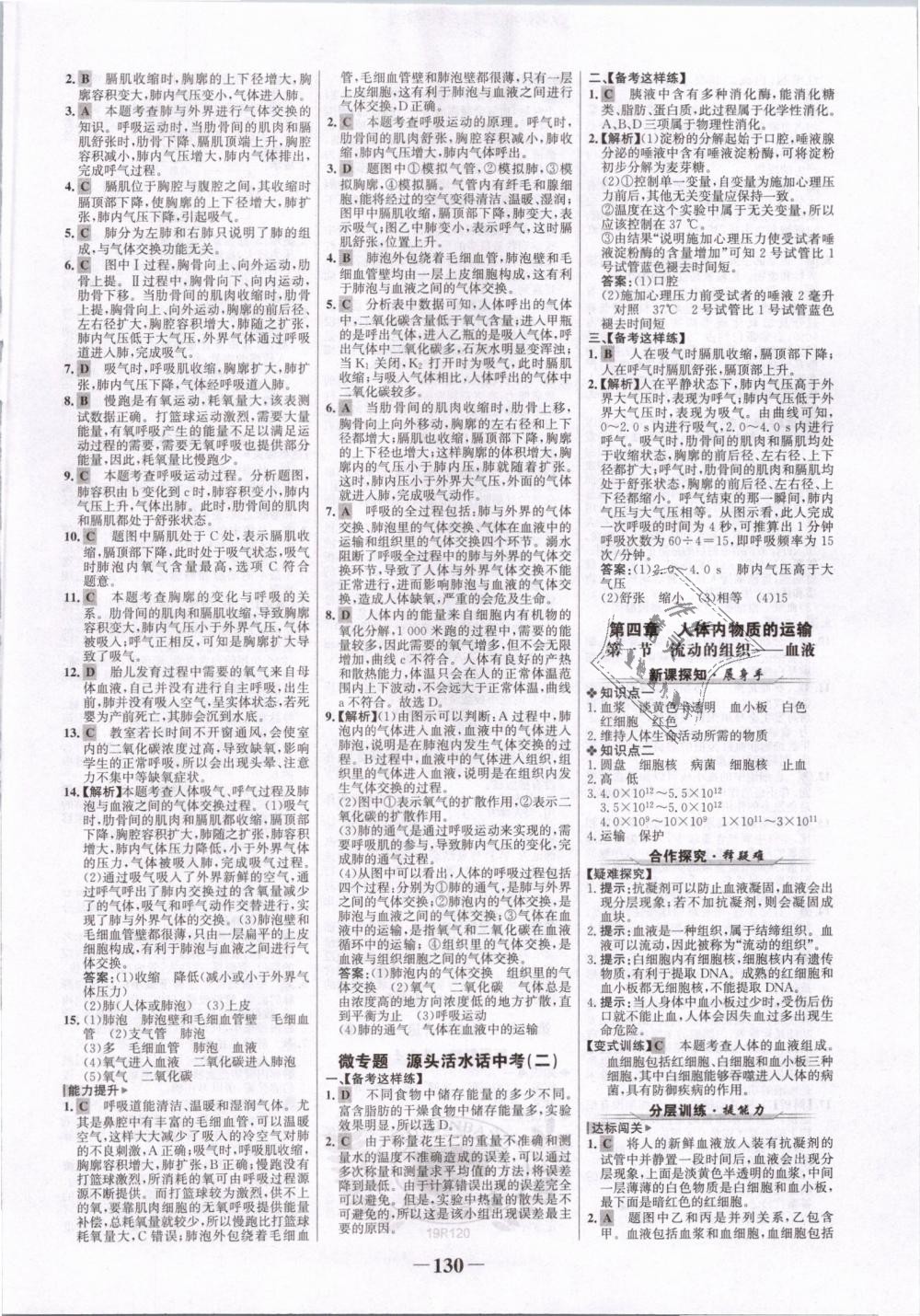 2019年世紀(jì)金榜金榜學(xué)案七年級生物下冊人教版 第6頁