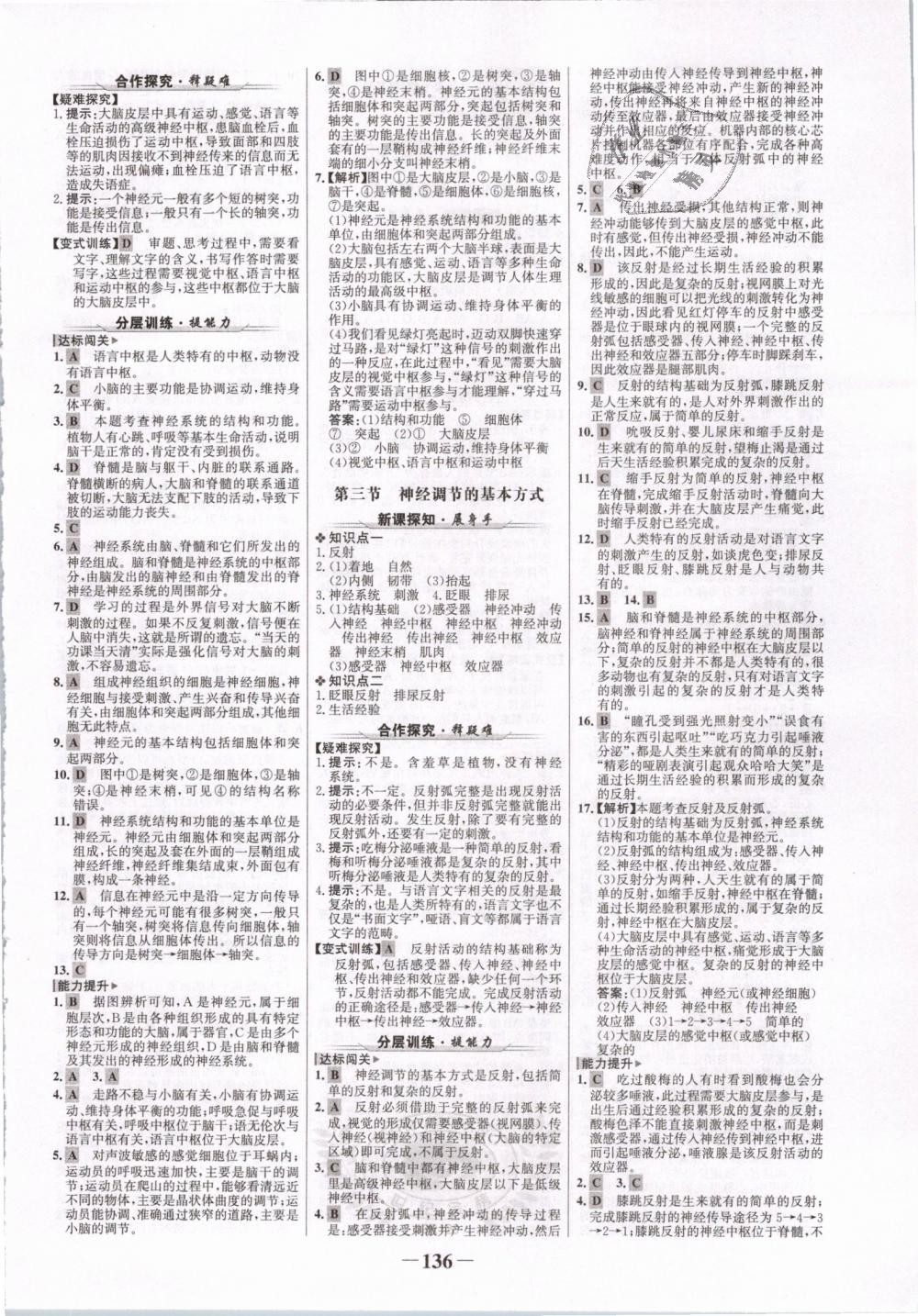 2019年世紀(jì)金榜金榜學(xué)案七年級(jí)生物下冊(cè)人教版 第12頁(yè)