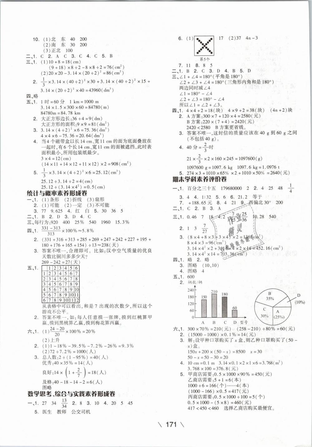 2019年全品學(xué)練考六年級數(shù)學(xué)下冊人教版 第15頁