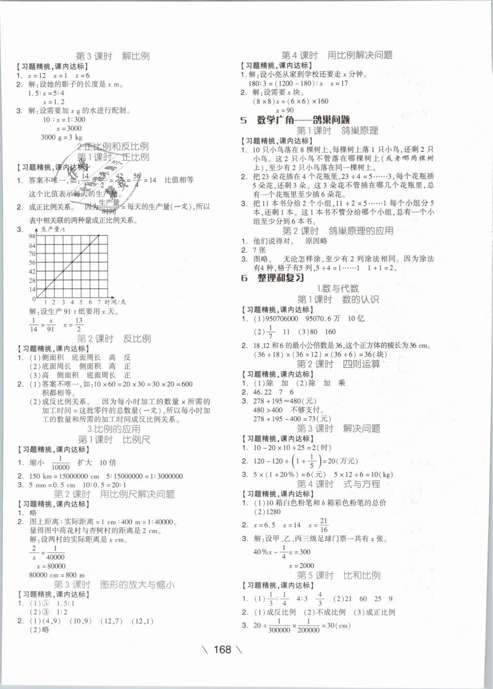 2019年全品學(xué)練考六年級數(shù)學(xué)下冊人教版 第12頁