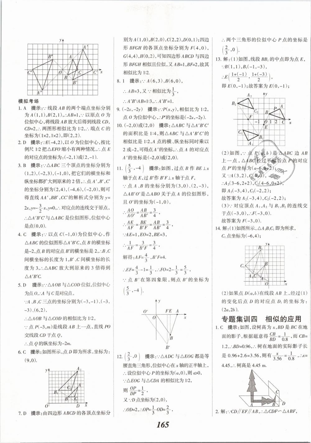 2019年全優(yōu)課堂考點集訓與滿分備考九年級數(shù)學全一冊下人教版 第25頁