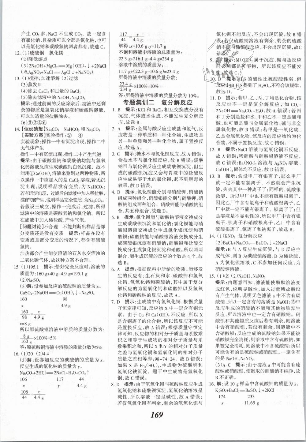 2019年全优课堂考点集训与满分备考九年级化学全一册下人教版 第25页