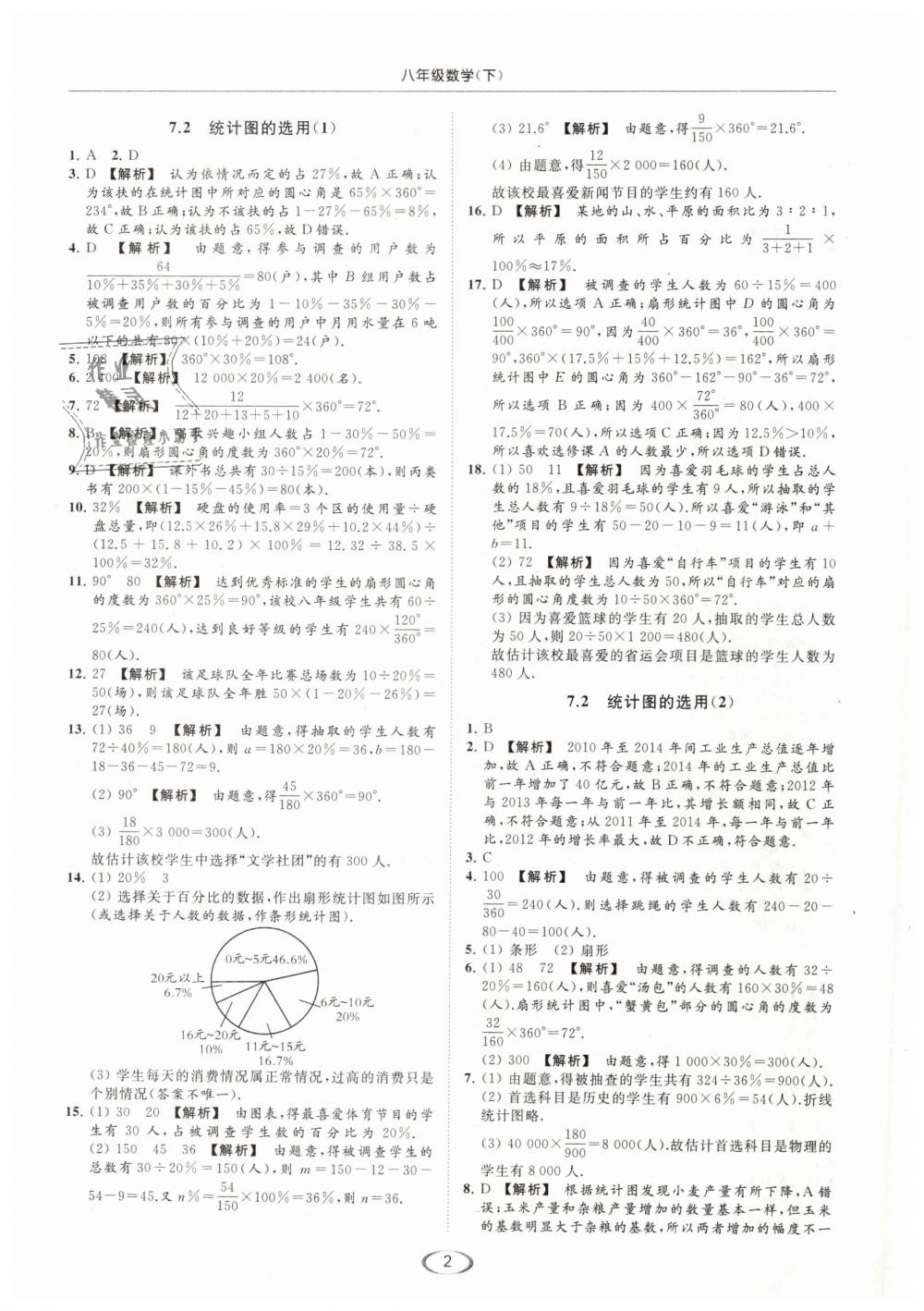 2019年亮点给力提优课时作业本八年级数学下册江苏版 第2页