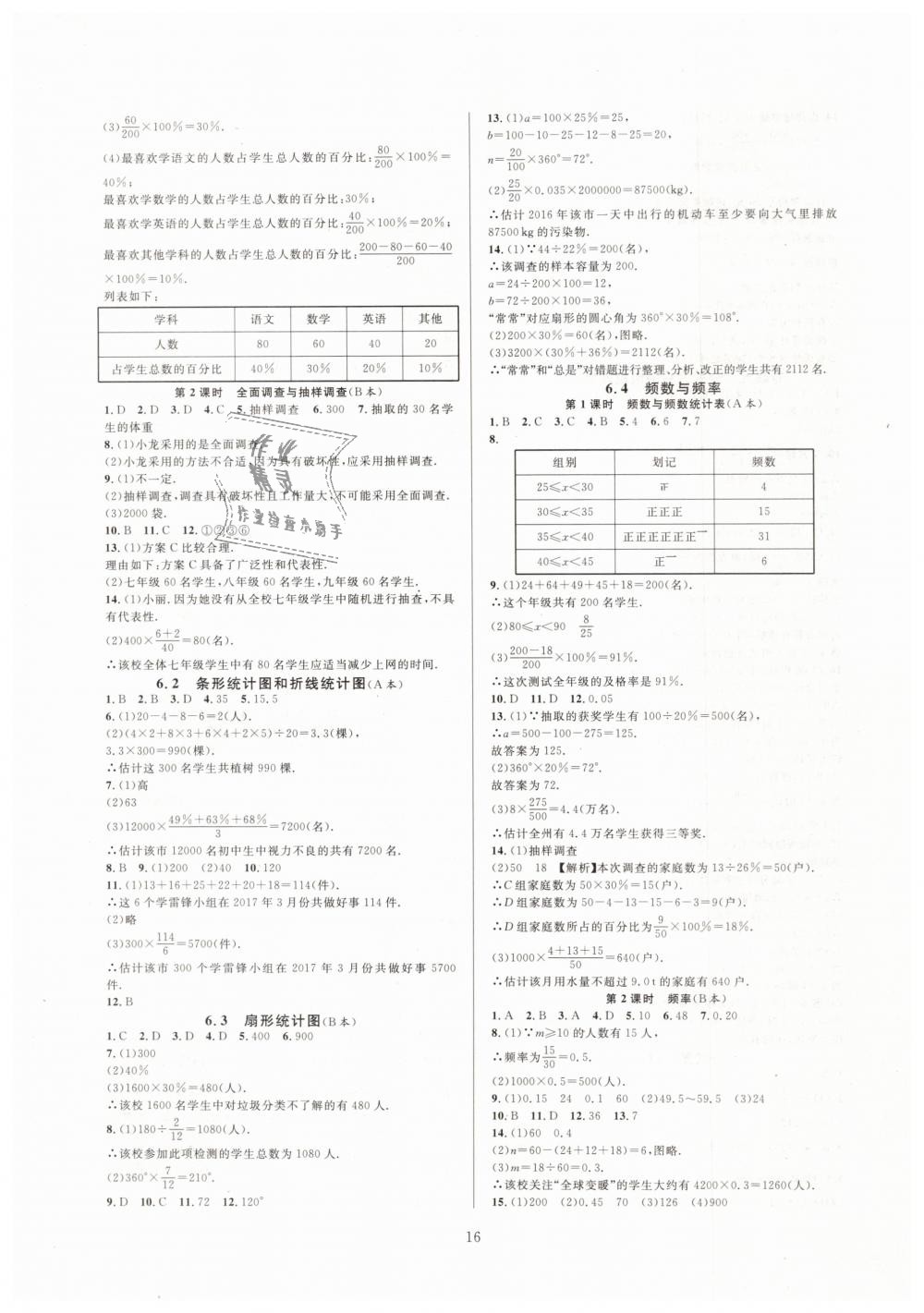 2019年全優(yōu)新同步七年級數(shù)學下冊浙教版 第36頁