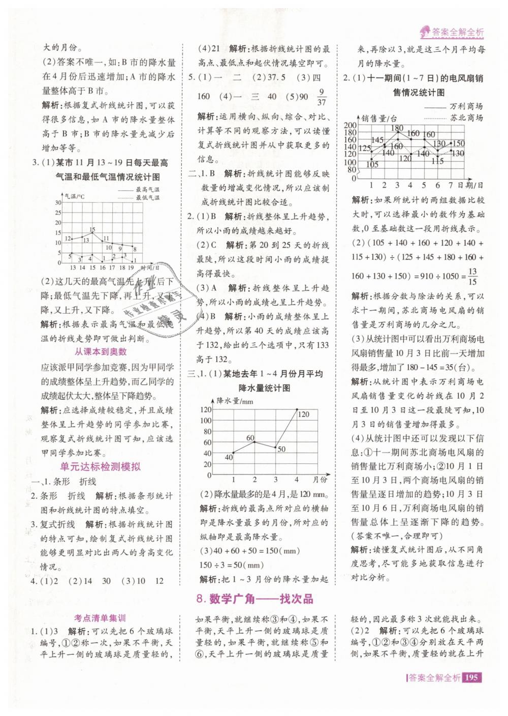 2019年考點(diǎn)集訓(xùn)與滿分備考五年級(jí)數(shù)學(xué)下冊人教版 第43頁