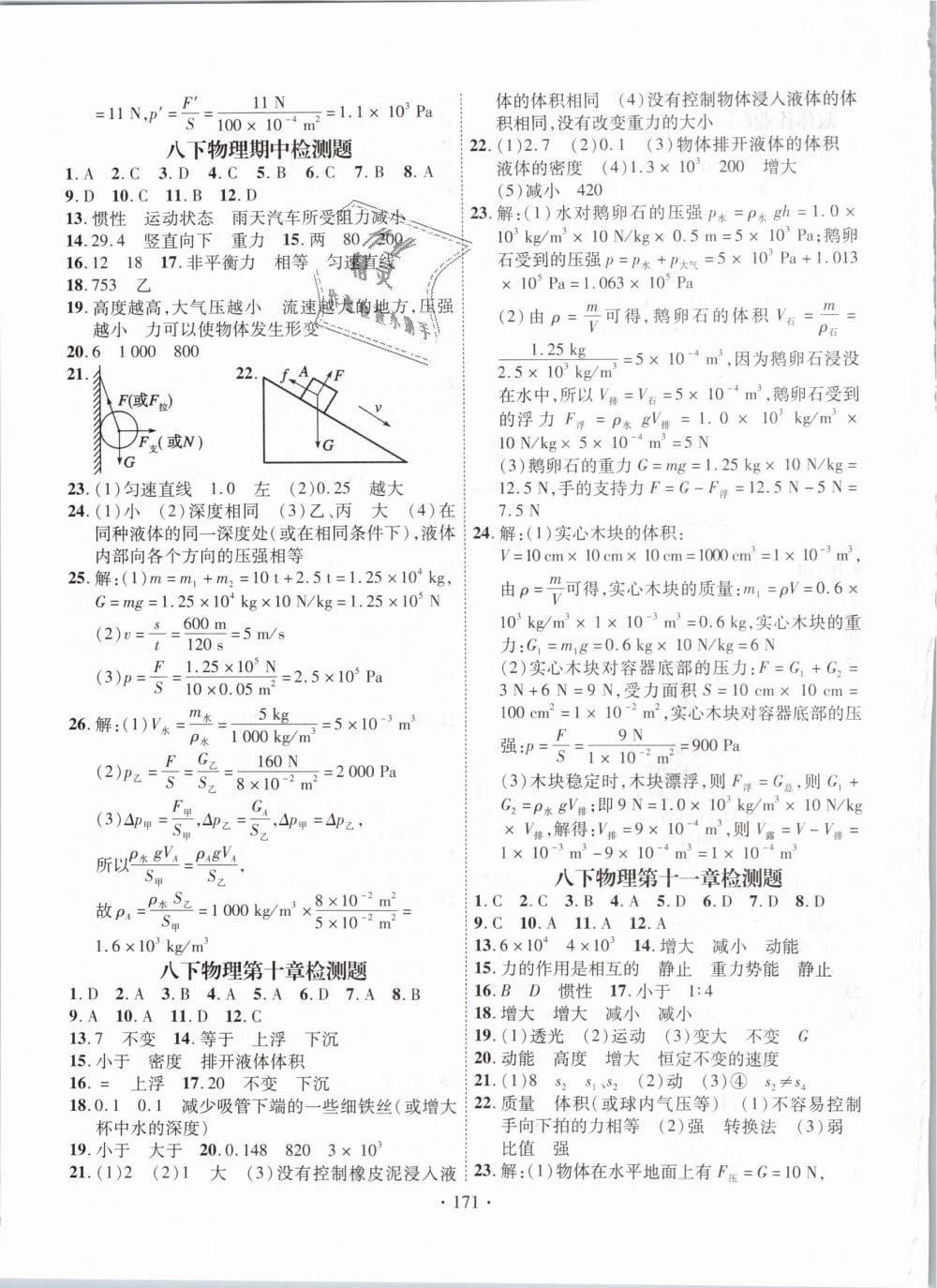 2019年課堂導(dǎo)練1加5八年級物理下冊人教版 第15頁