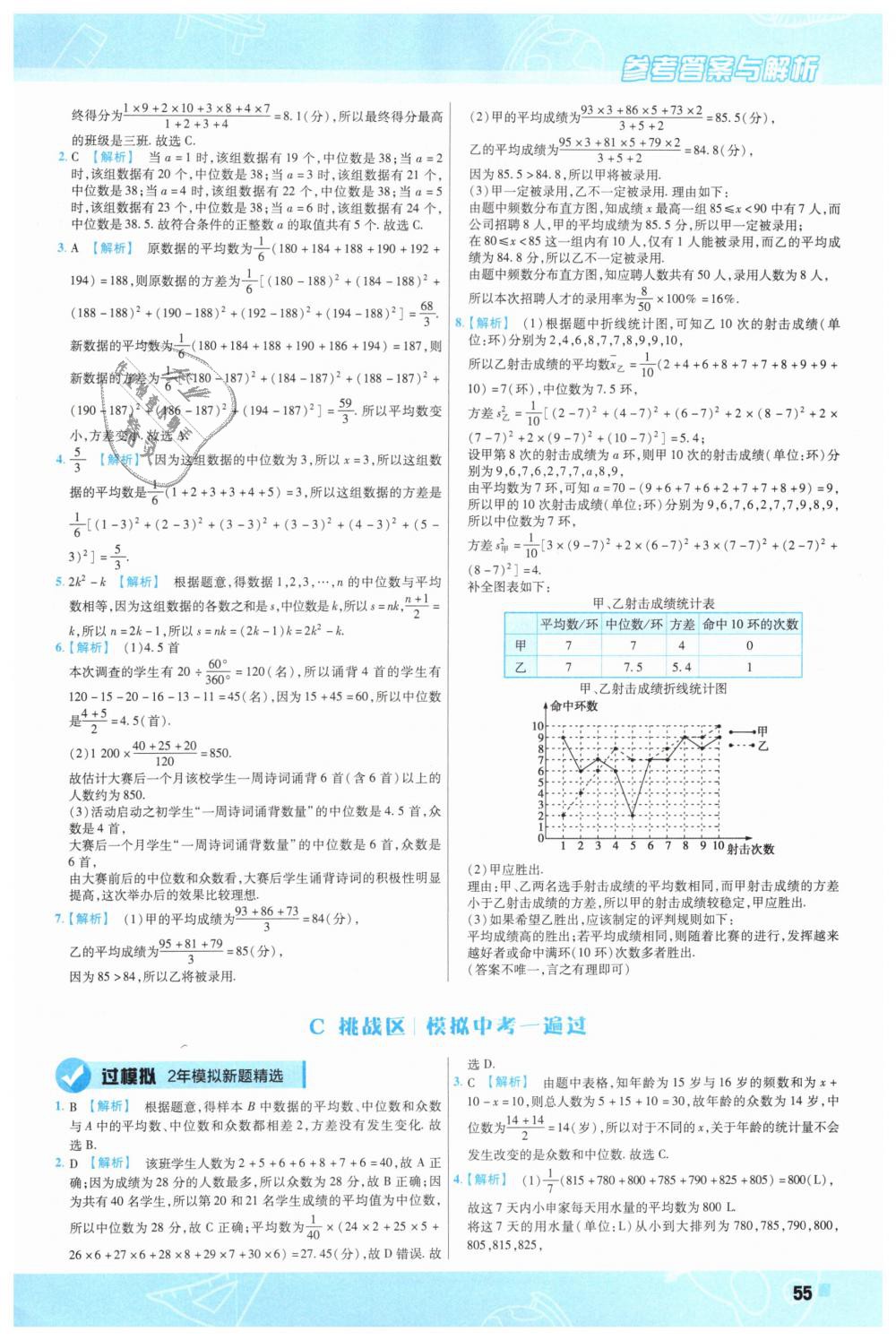 2019年一遍过初中数学八年级下册人教版 第55页