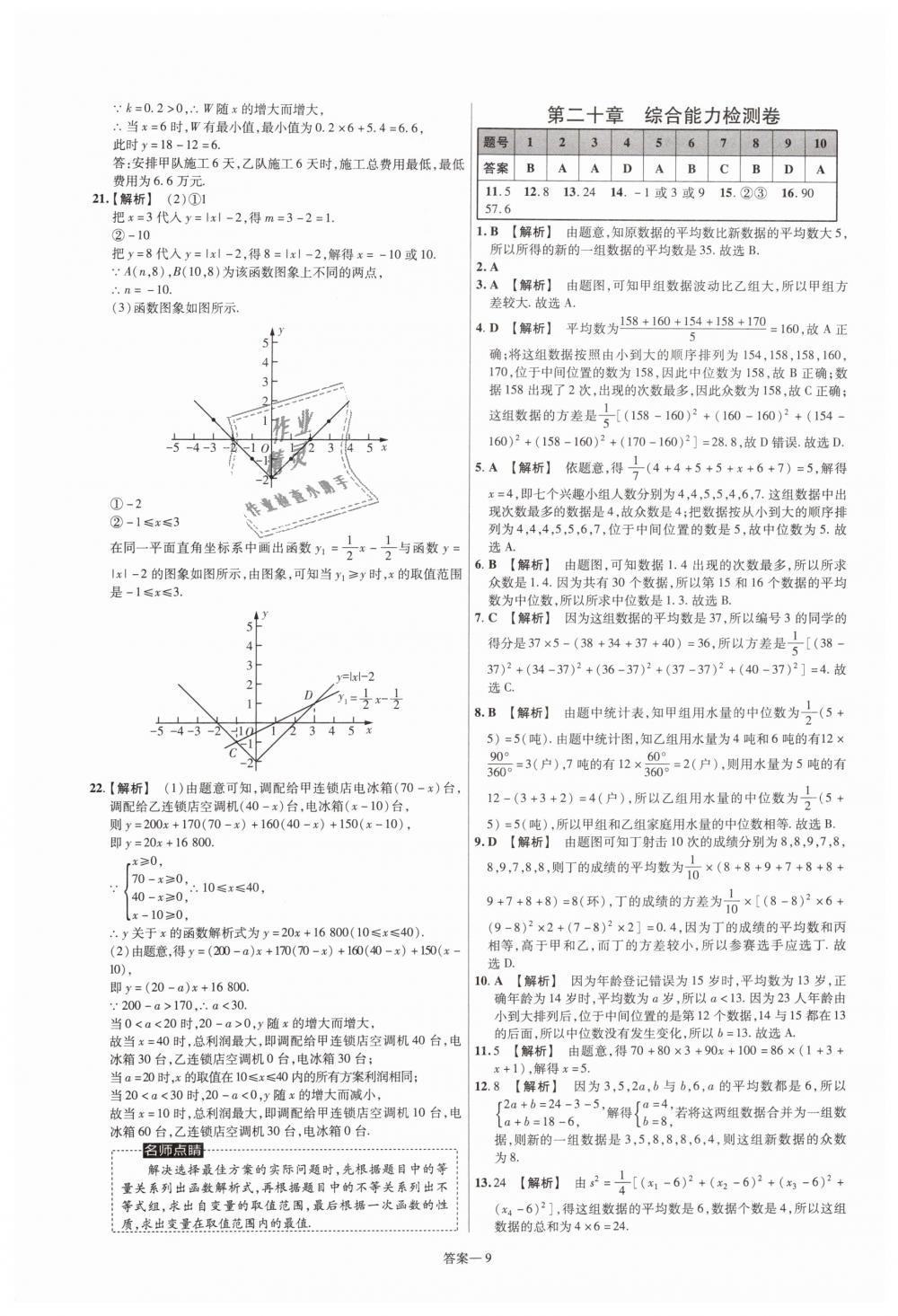 2019年一遍过初中数学八年级下册人教版 第65页