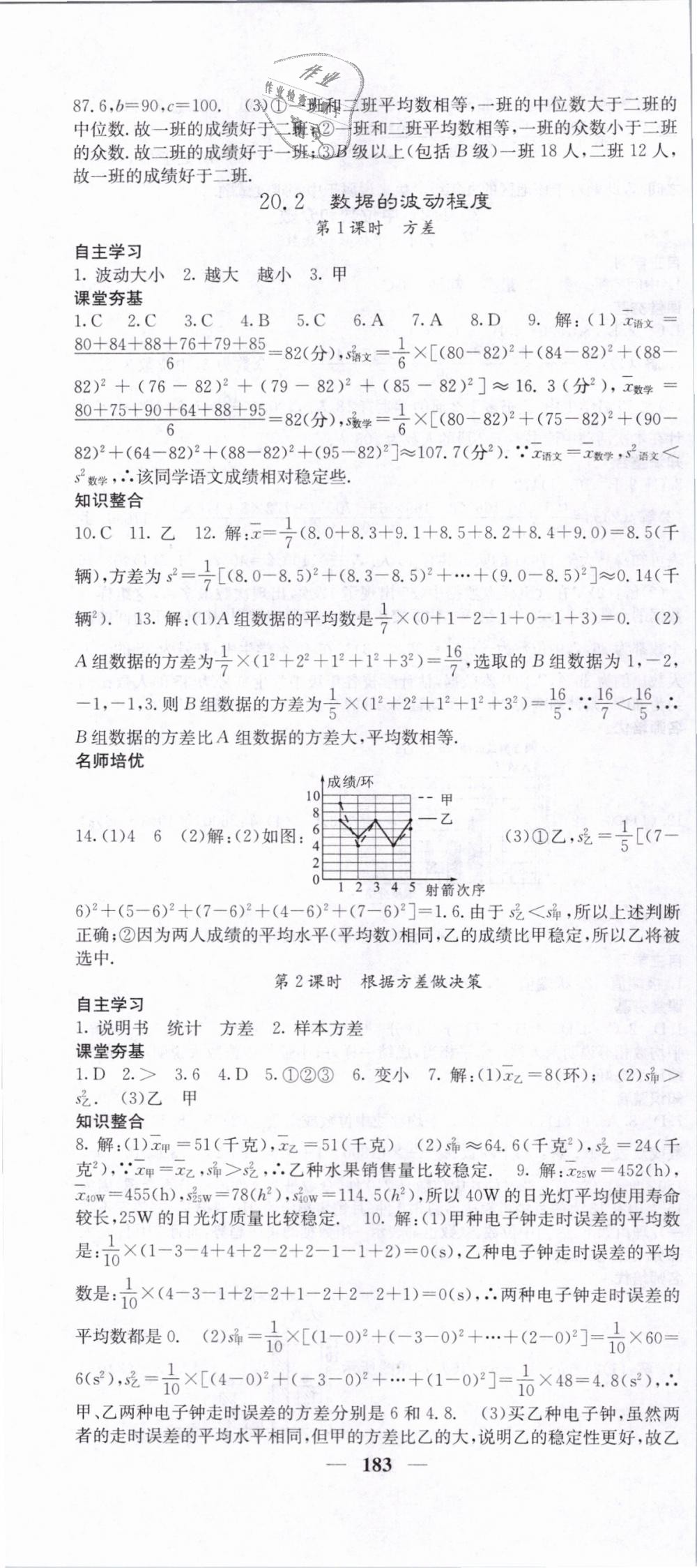 2019年名校課堂內(nèi)外八年級數(shù)學(xué)下冊人教版 第28頁