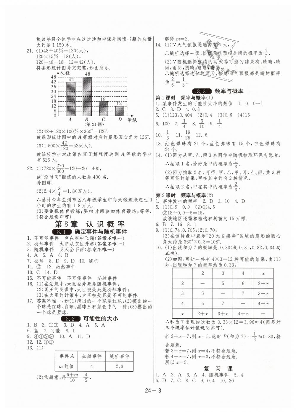 2019年1課3練單元達標測試八年級數(shù)學下冊蘇科版 第3頁