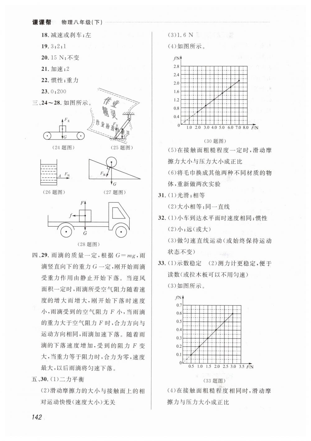 2019年课课帮八年级物理下册人教版 第4页