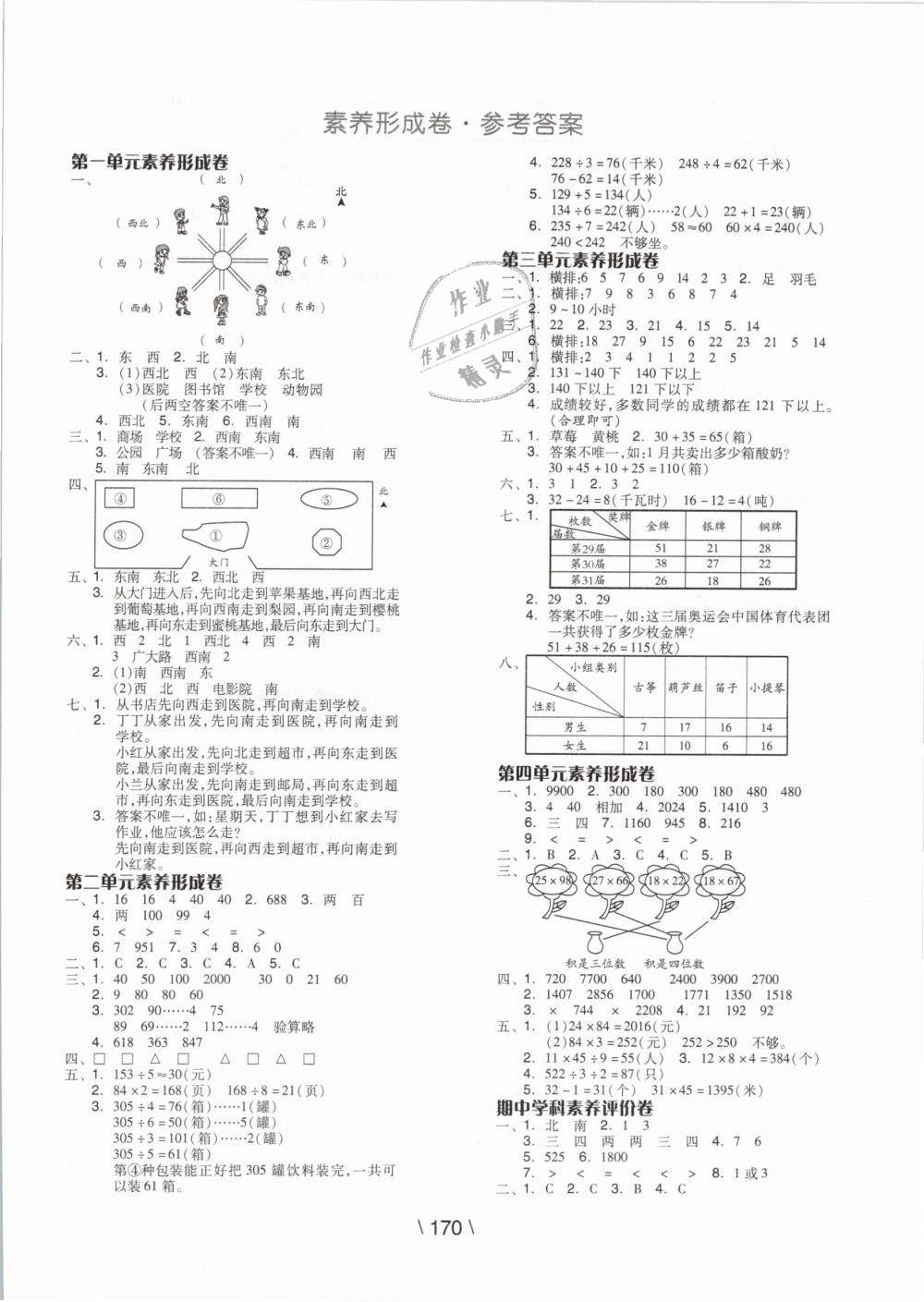 2019年全品学练考三年级数学下册人教版 第14页