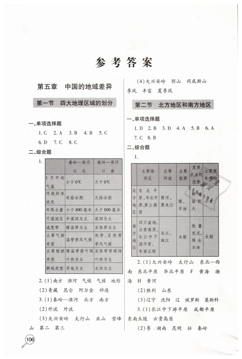 2019年新課堂同步學(xué)習(xí)與探究八年級地理下學(xué)期湘教版 第1頁