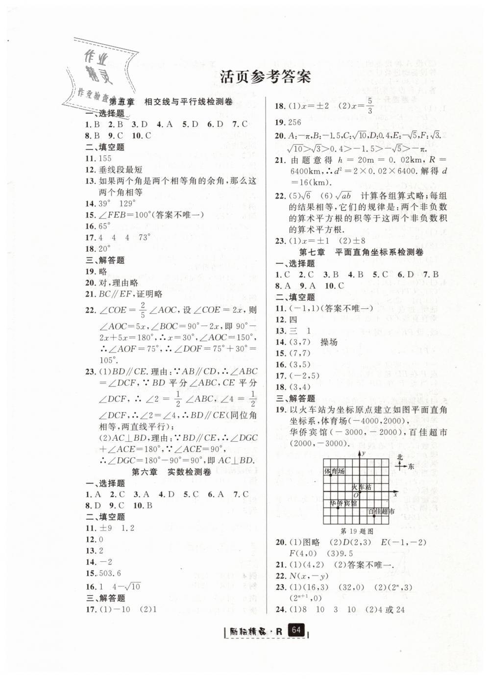 2019年励耘书业励耘新同步七年级数学下册人教版 第32页