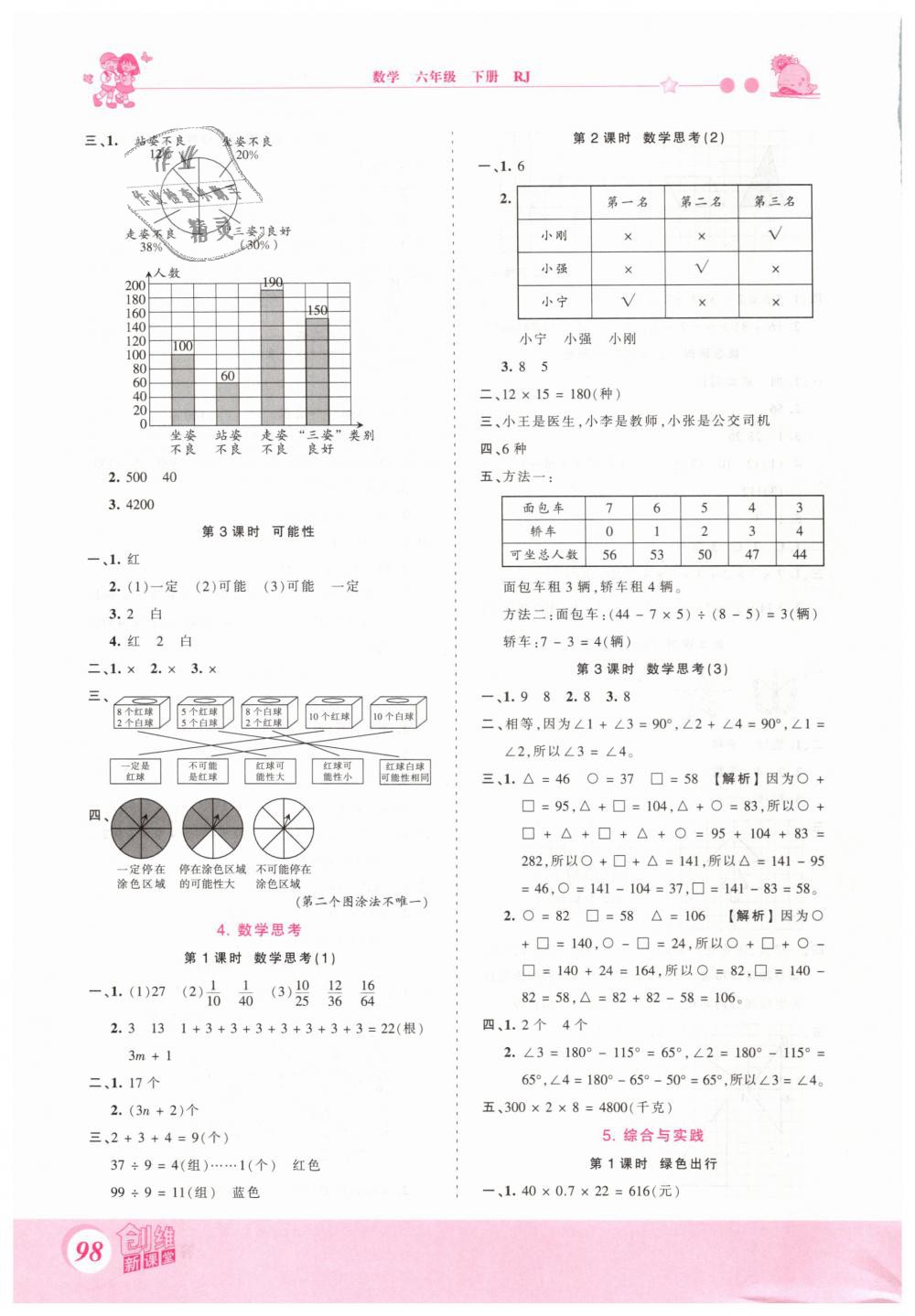 2019年創(chuàng)維新課堂六年級數學下冊人教版 第14頁