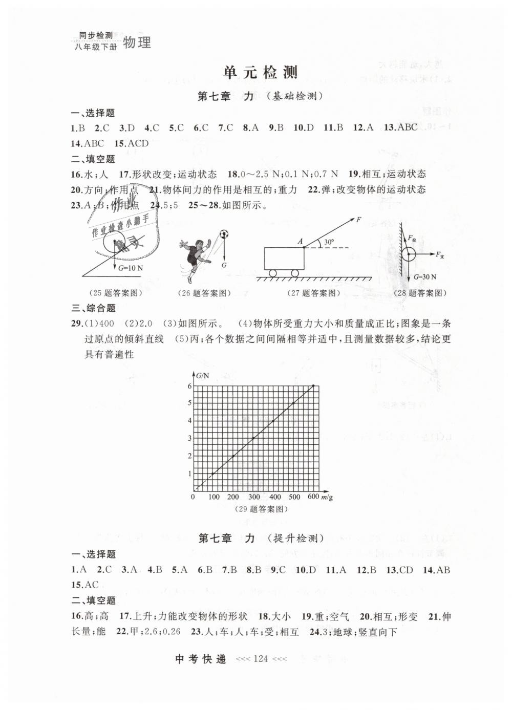 2019年中考快递同步检测八年级物理下册人教版 第16页