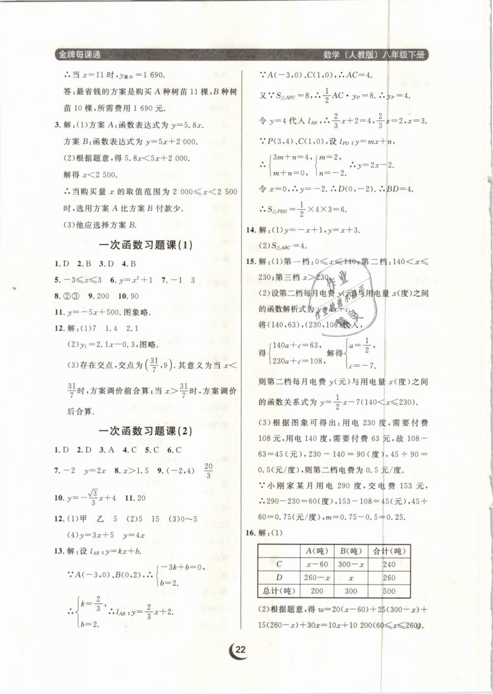 2019年點(diǎn)石成金金牌每課通八年級(jí)數(shù)學(xué)下冊(cè)人教版 第22頁