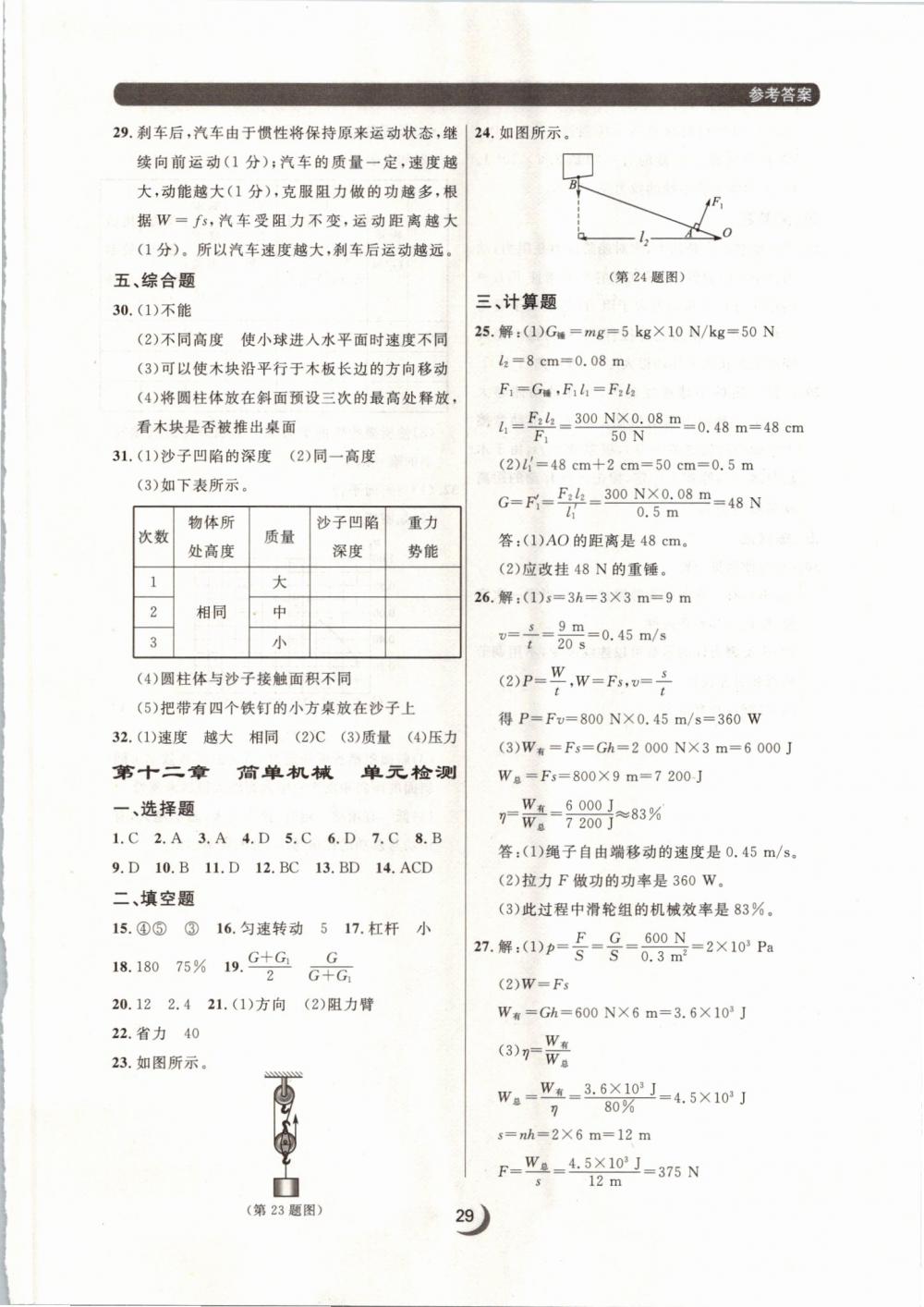 2019年點石成金金牌每課通八年級物理下冊人教版 第29頁